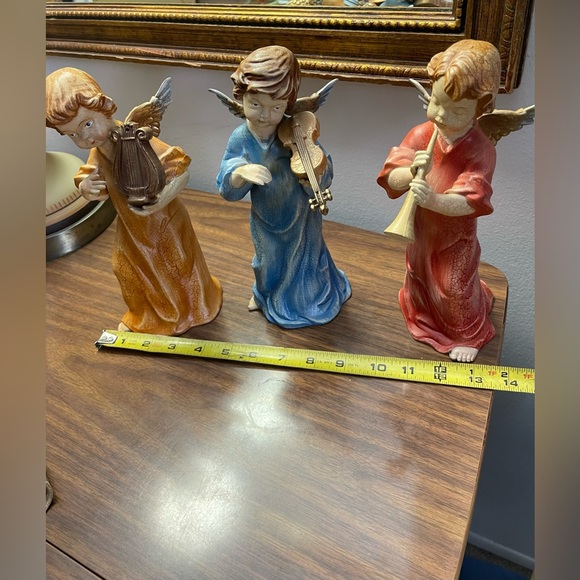 Unique angels statues playing , musical instruments - Picture 14 of 16